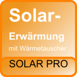 Solar- Erwrmung mit Wrmetauscher   SOLAR PRO